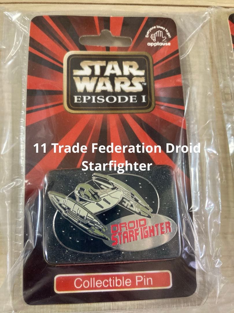 アプローズ⭐︎ピンズ⭐︎スターウォーズ/ファントム・メナス（1999)⭐︎コンプリート