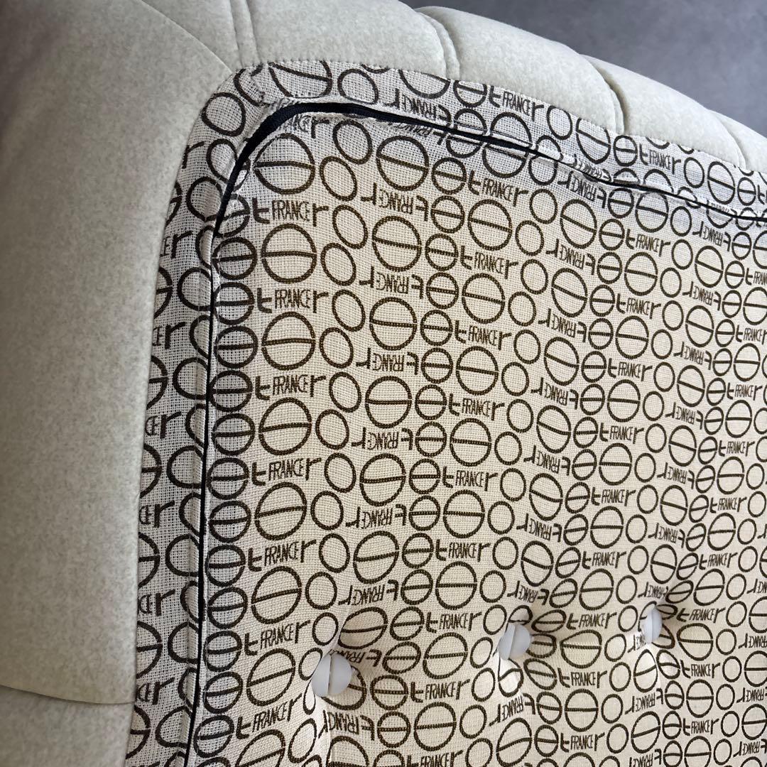 リーンロゼ 50周年限定　トーゴ パフのみ アイボリー ウレタン素材