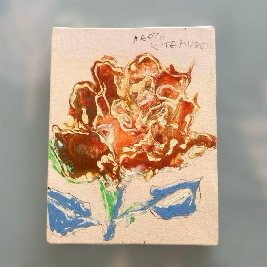 北村直登 原画 絵画 花 薔薇