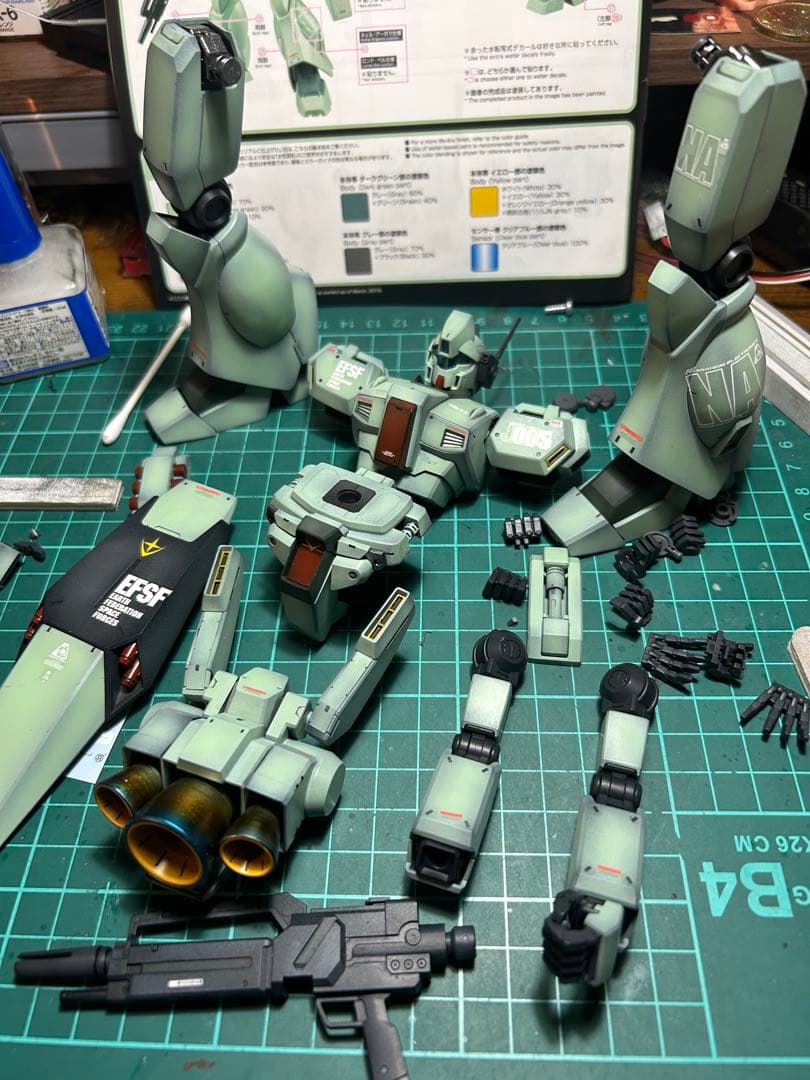 MG ジェガン D型 rgm-89 完成品 塗装済 プレバン ガンプラ ジャンク