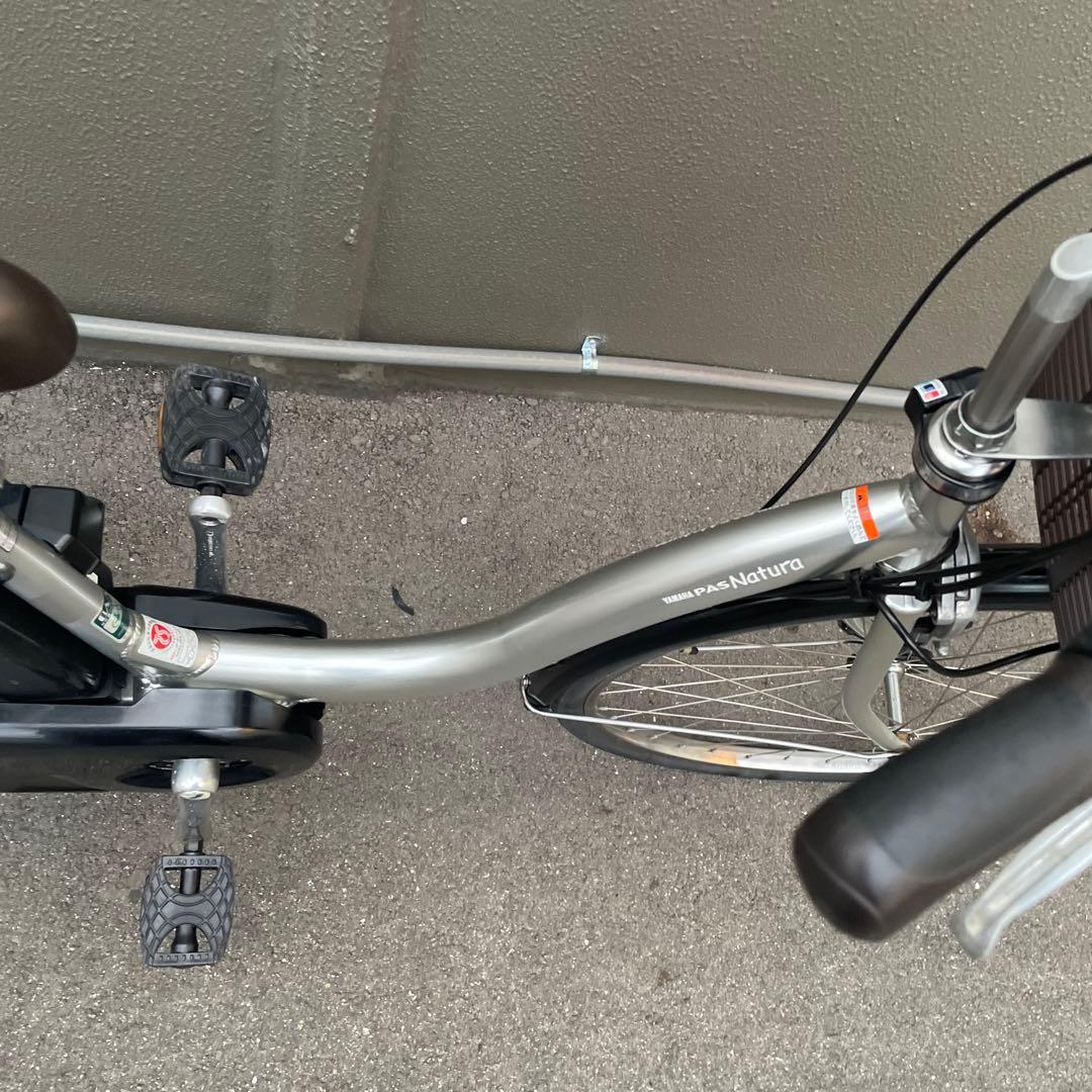 【8.7A h】ヤマハ電動アシスト自転車26インチ シルバー