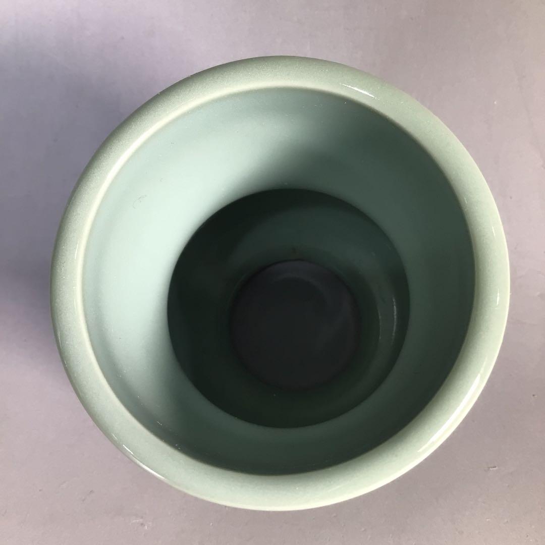 M566 皆具 『京焼』『平安静山造』『桐文』『青磁皆具』 共箱