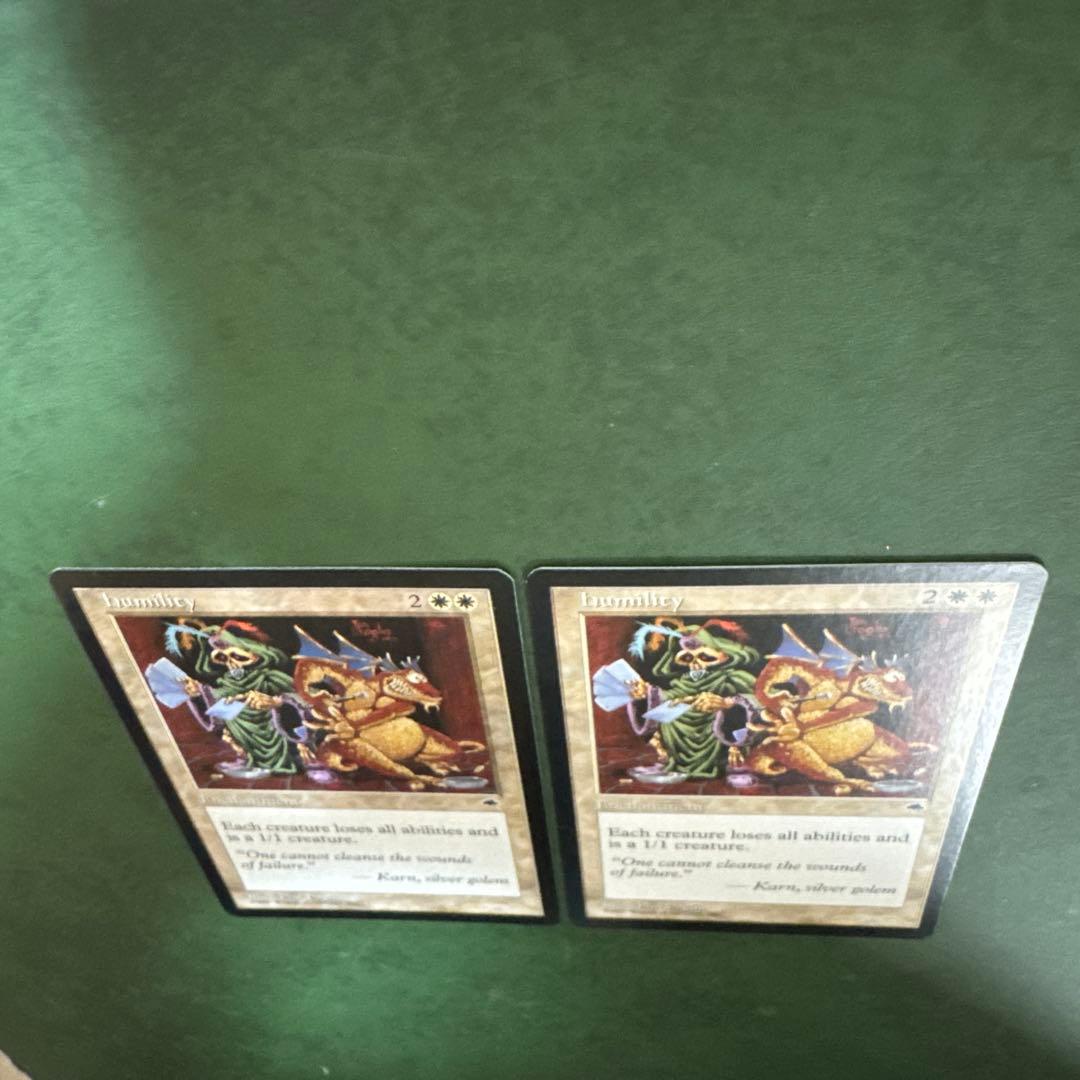 MTG 謙虚　《英語》２枚