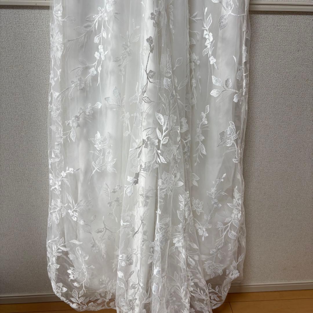 ドレスプロダクション　総レースキャミソールスレンダードレスW326