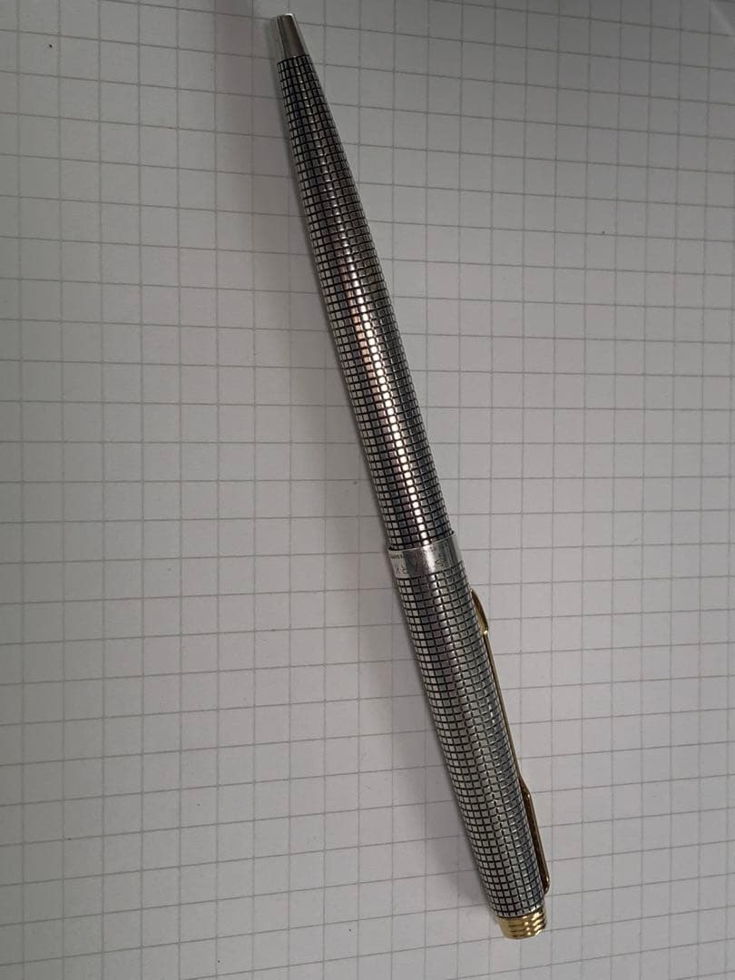 PARKER 75 初期万年筆とボールペンのセット　スターリングシルバー