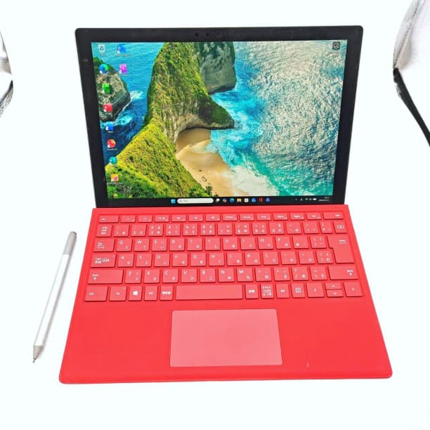 Simフリー ペン付き！ バッテリ新 i5-7 SSD128GB サーフェイス Surface Pro 7 Core-i5/8GB/128GB pen付き