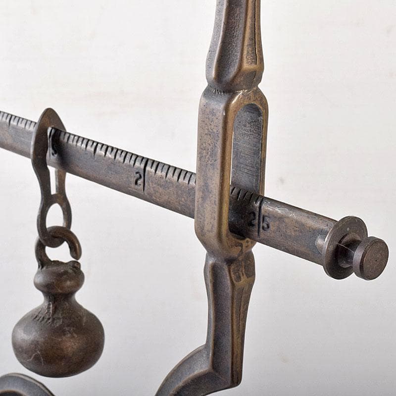 アンティーク 真鍮製 天秤はかり 置物 重さ約4.5㎏ M R8127B