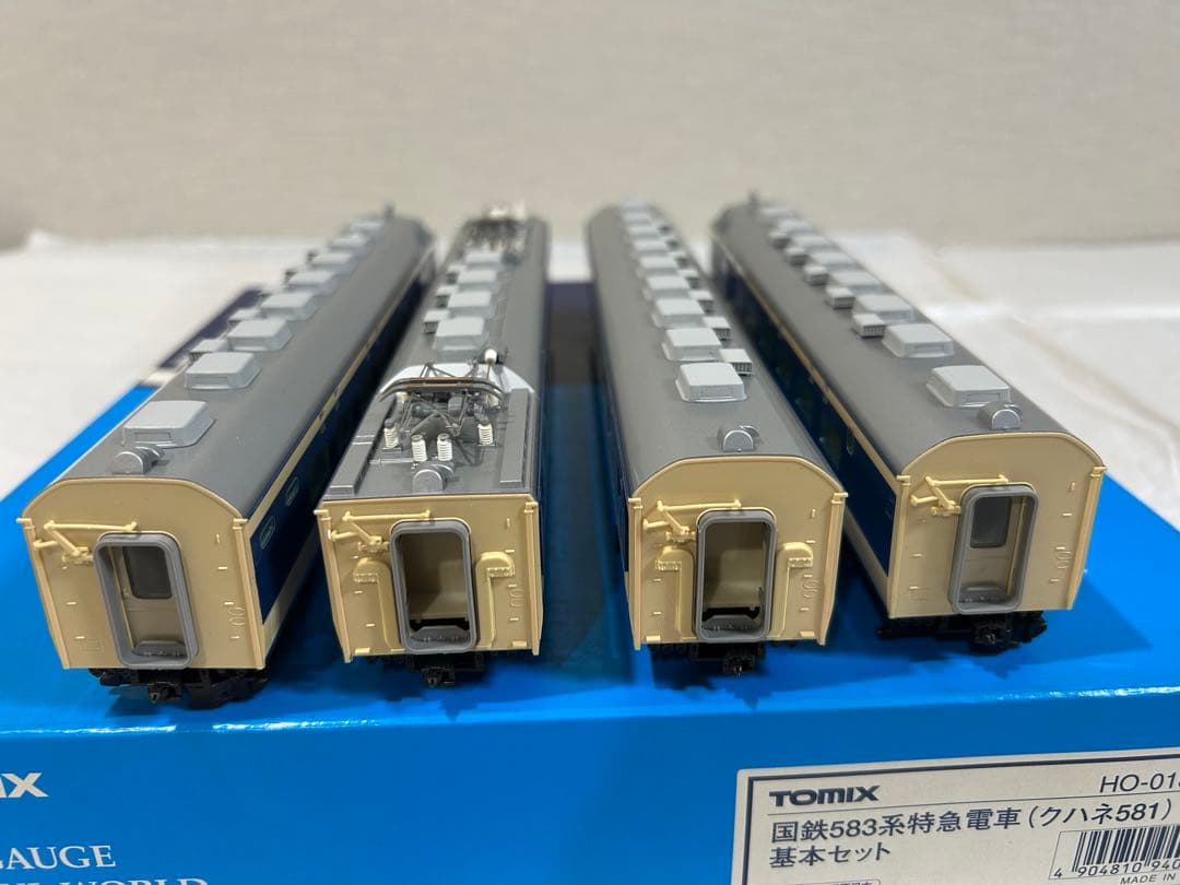 HOゲージ　HO-018国鉄583系特急電車（クハネ581）基本セット