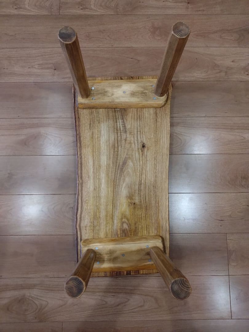 栗一枚板のテーブル⑳ 桜様専用❕栗の耳付き天