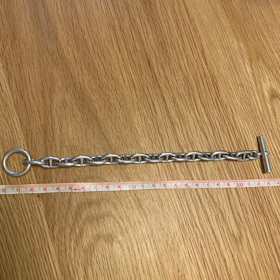 シルバー925 アンカーチェーンブレスレット シェーヌダンクルデザイン