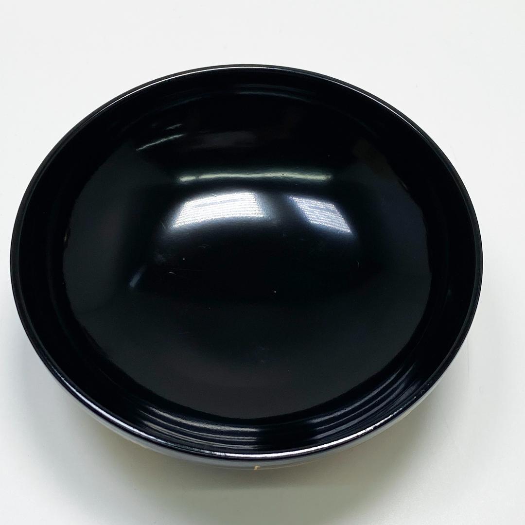 未使用 会津塗 乙造作 漆器 金彩 蒔絵 桜鈴紋 お吸物椀 5客 共箱