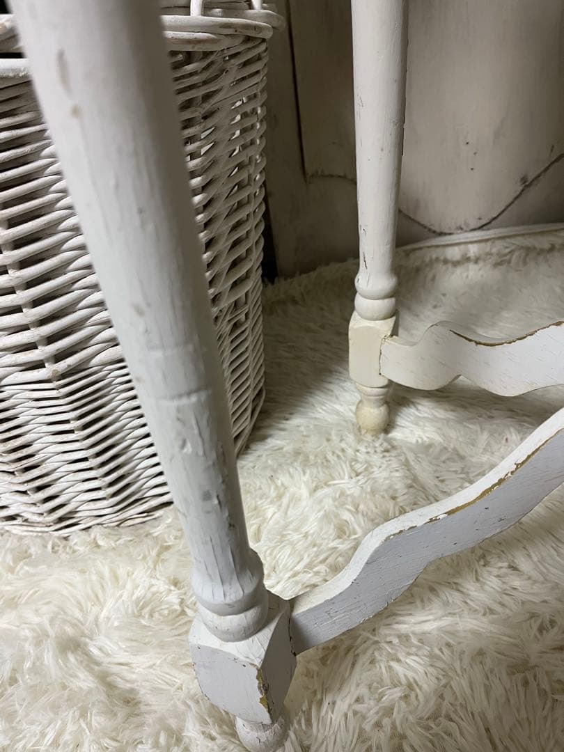 フランス サイドテーブル コンソール シャビー ブロカント