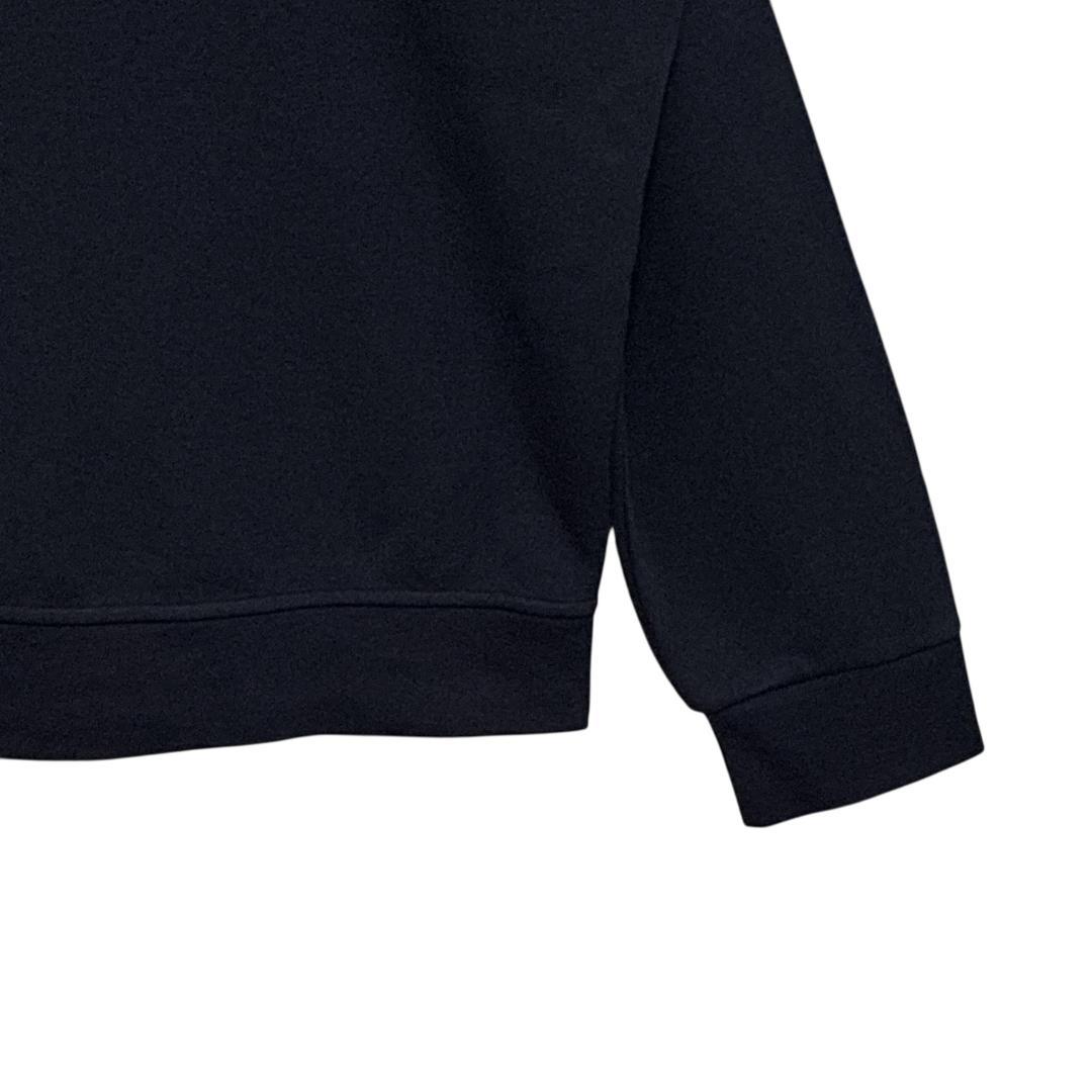 【美品】 ポロラルフローレン パーカー ジップアップ 紺色 刺繍ロゴ 2XL相当