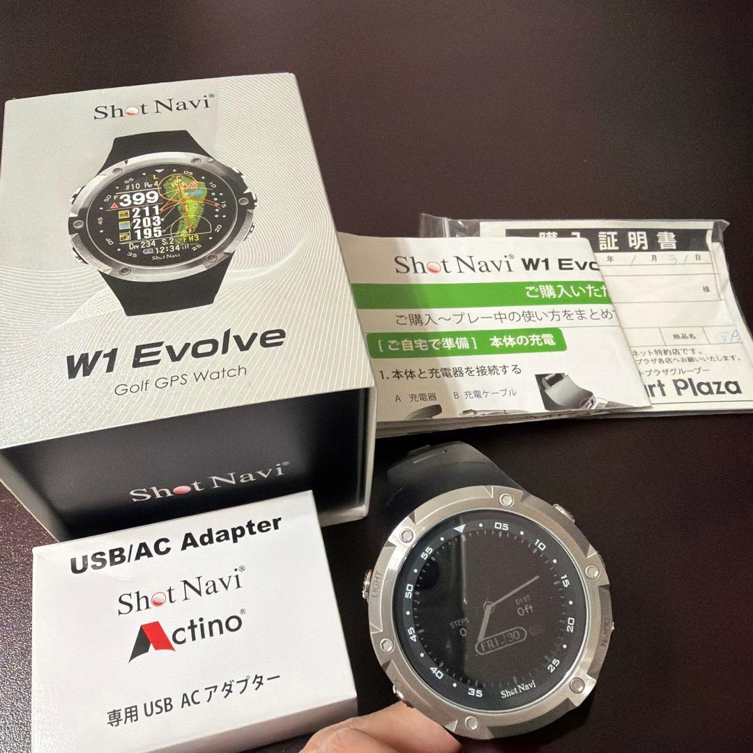 即発送】Shot Navi W1 Evolve ゴルフGPSウォッチ - メルカリ