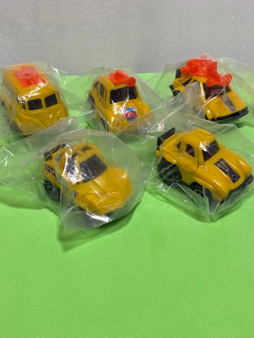 チョロQ、5台セット・黄色