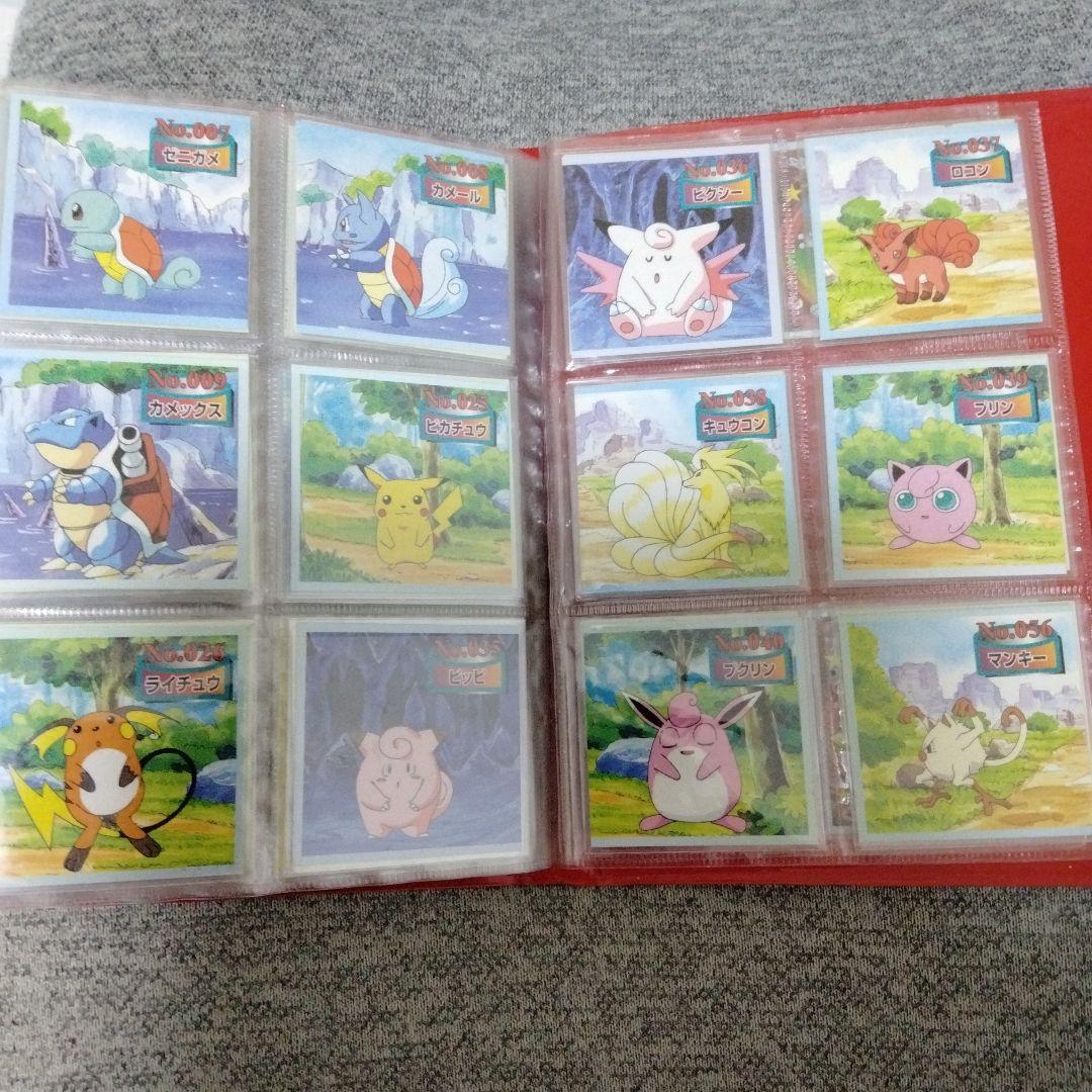 ポケモンシール　トップ　全種フルコンプ！