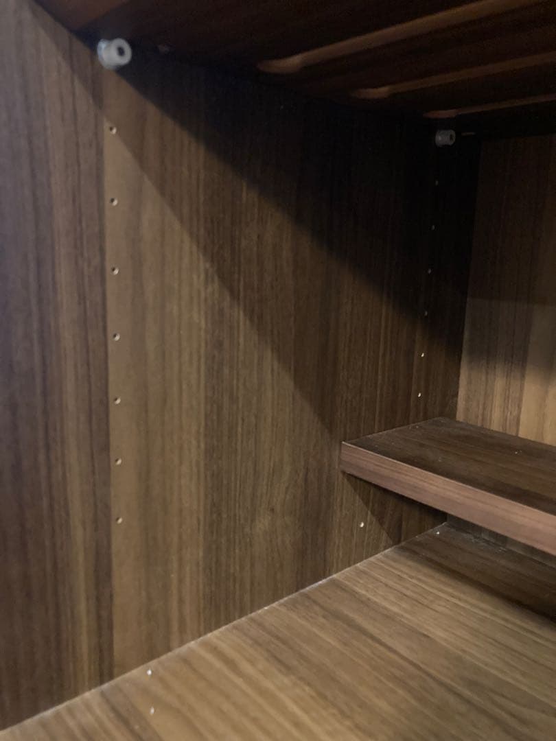 なるほど様カリモクサイドボード 横68.5 奥行45高さ110 ウォールナット