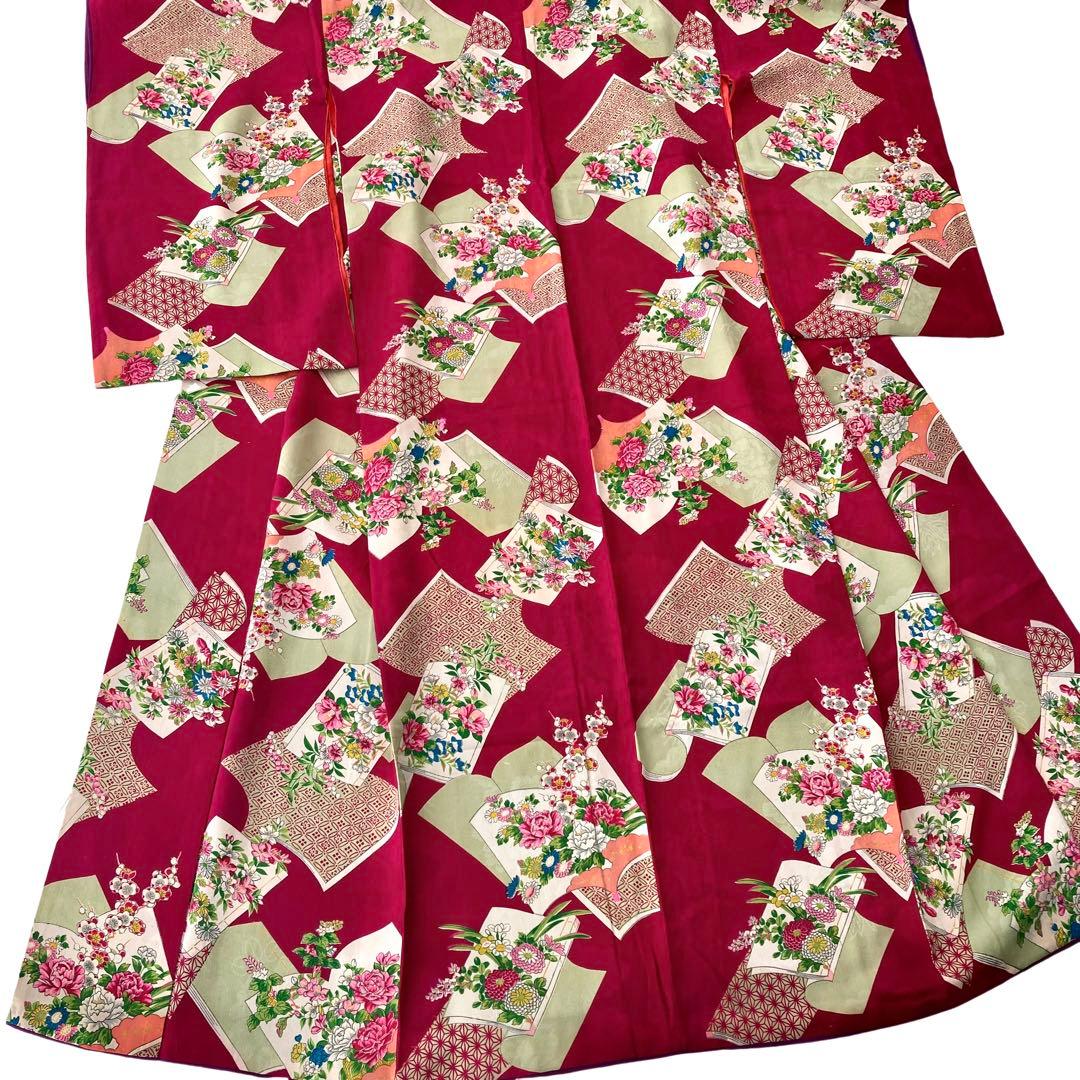 アンティーク　女の子　読本　着物　NO4