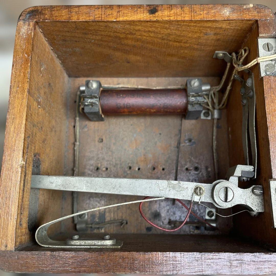 B 国鉄廃品 鉄道廃品 デルビル磁石式壁掛電話機 レトロ壁掛け電話機