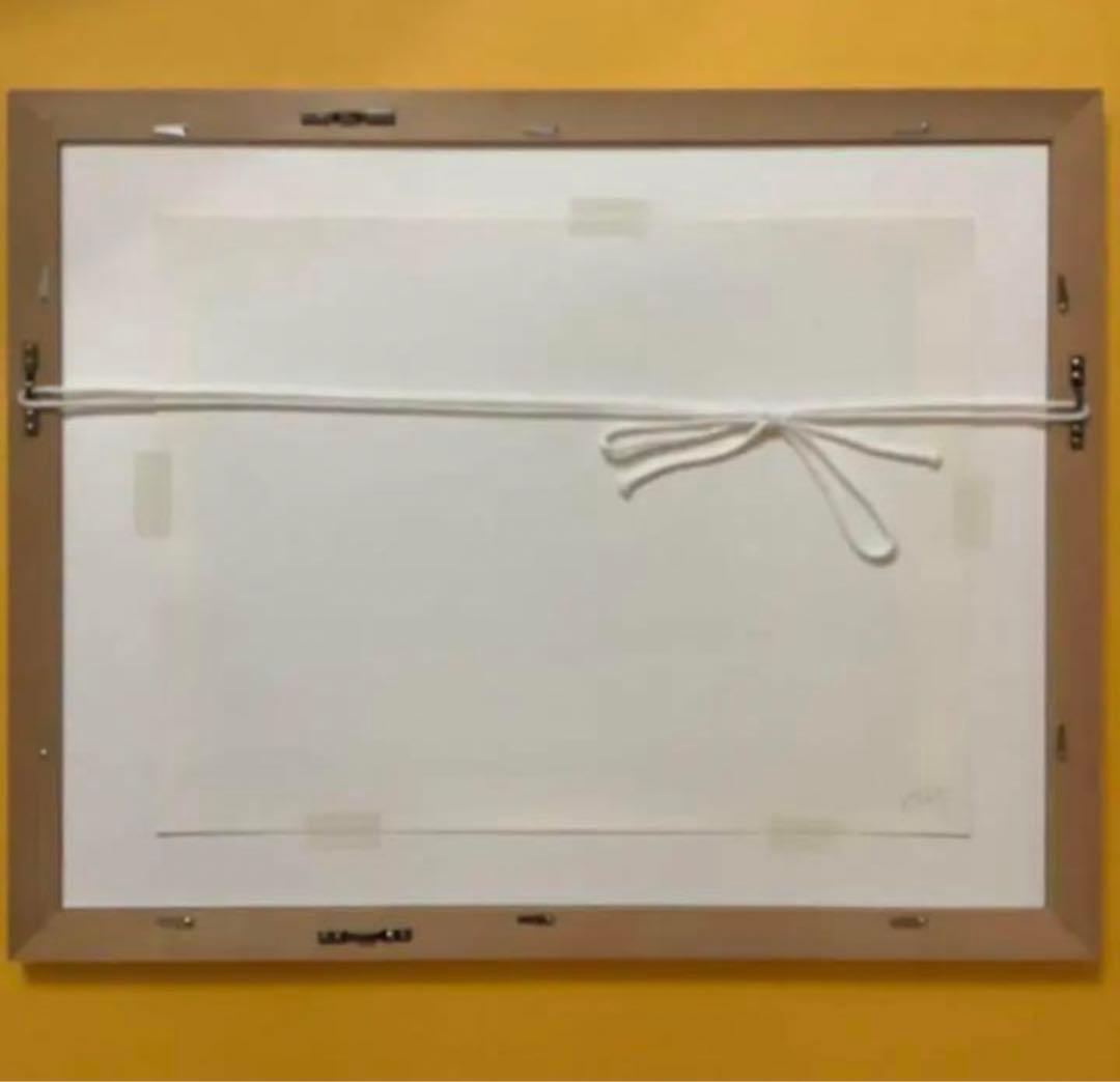 絵画・額縁・版画・山家久幸・新品未使用・シュノンソー城の水辺・美術