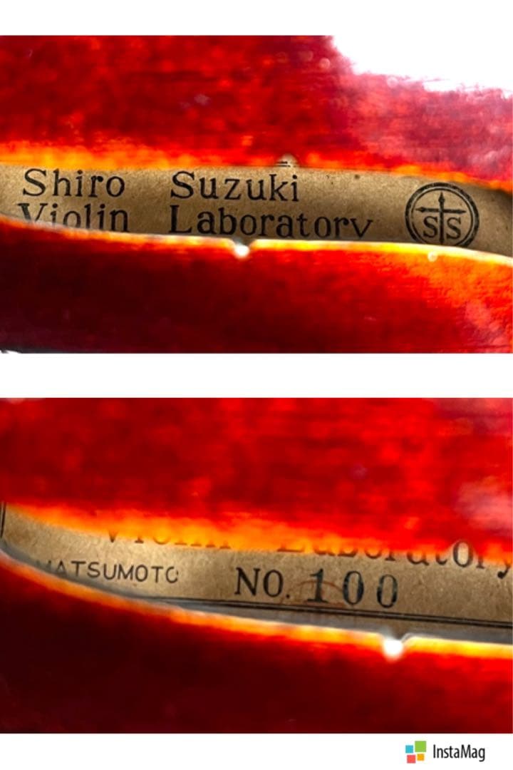 【希少⭐️4/4】Shiro Suzuki バイオリン鈴木士郎 No.100