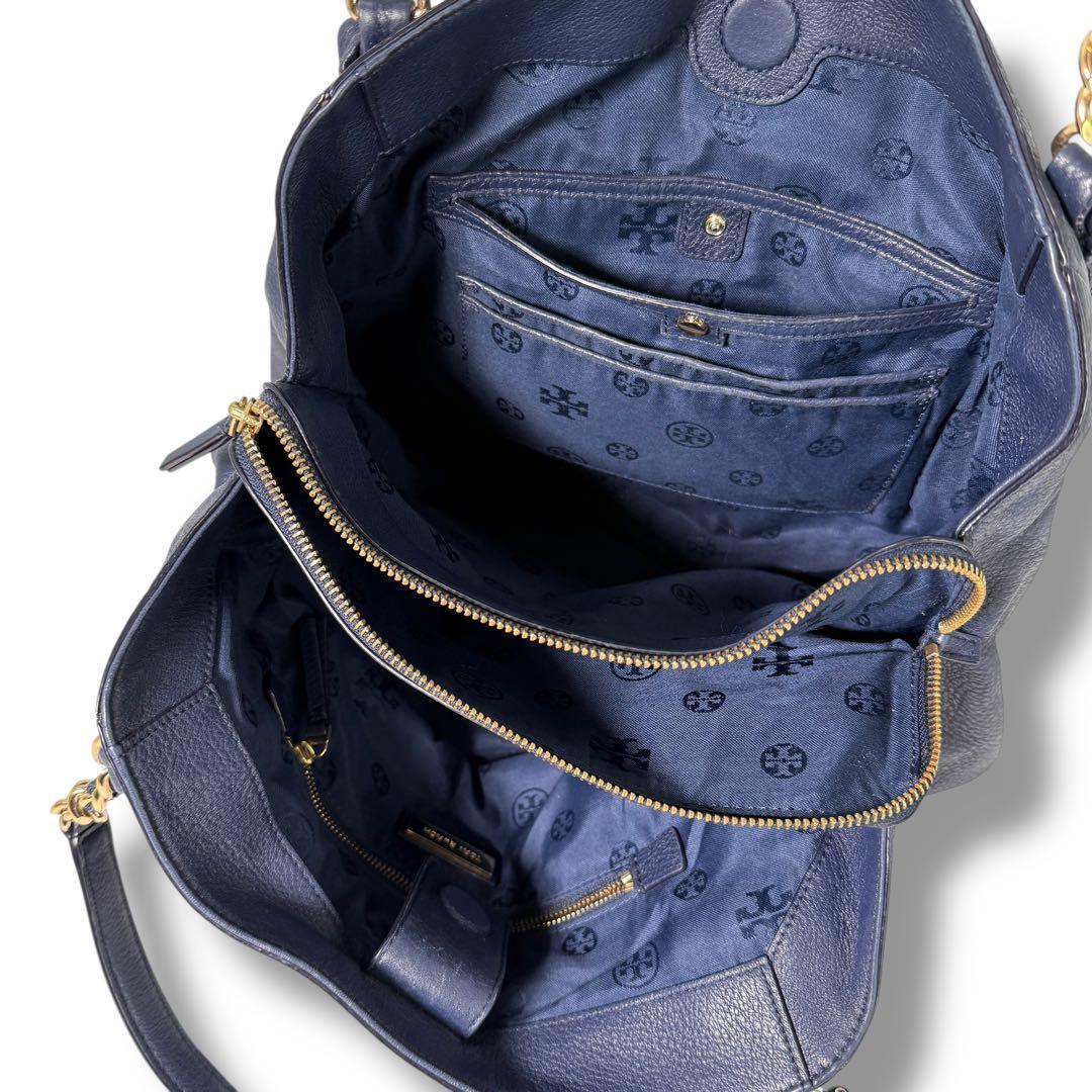 《美品》レア品 トリーバーチ ショルダーバック オールレザー チェーン 収納