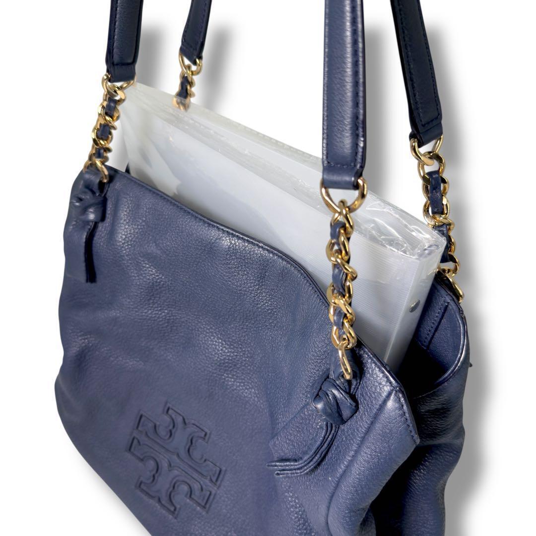 《美品》レア品 トリーバーチ ショルダーバック オールレザー チェーン 収納