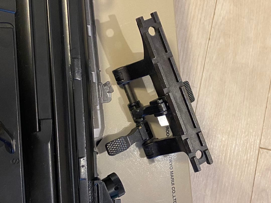 マルイ絶版 エアコキ ホップ付 H&K G3A4 純正マウント付き