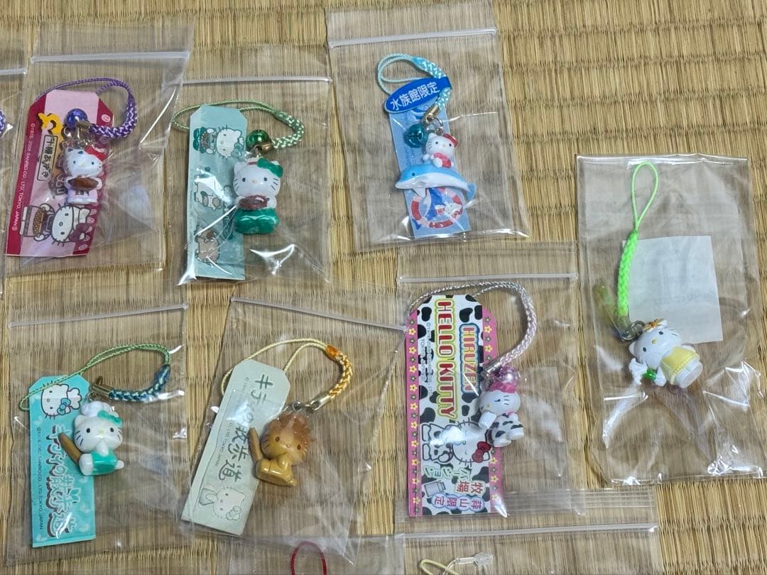 激レア！ハローキティ 根付　22個セット 散歩道　びっくりドンキー等