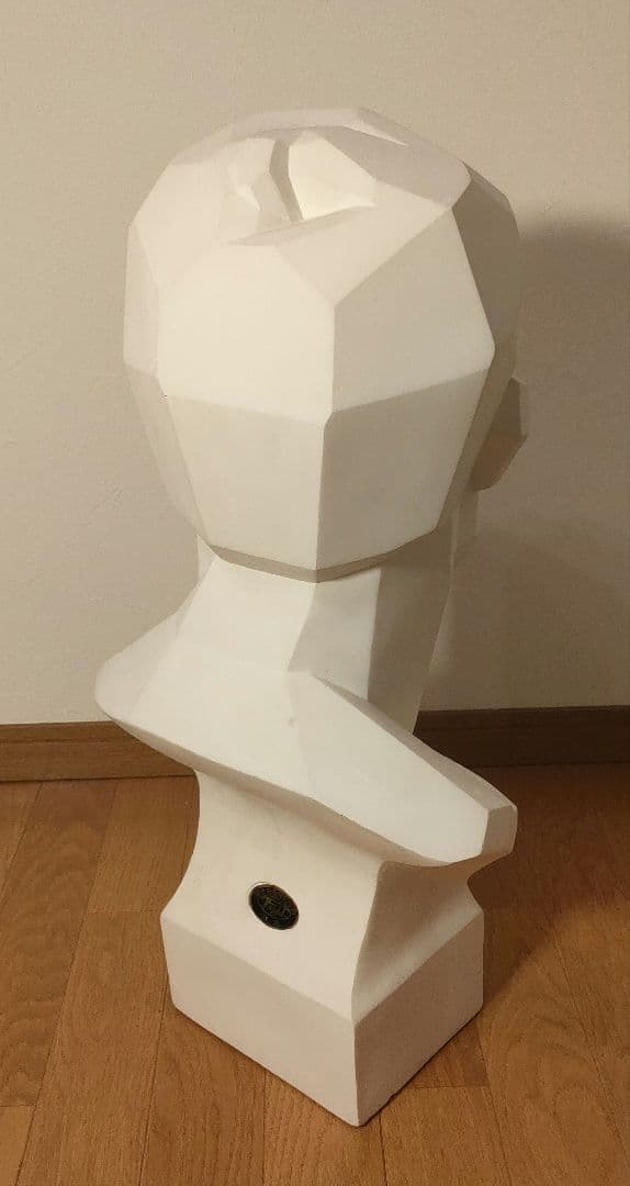 冨士石膏像 石膏像 アグリッパ 面取り 胸像 高さ60cm - メルカリ