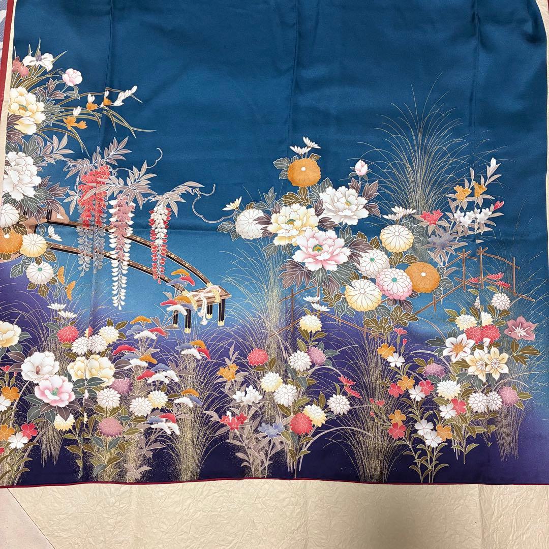 ⁂daoi20050509様⁂【振袖フルセット】極美品 草花御所車 7点セット