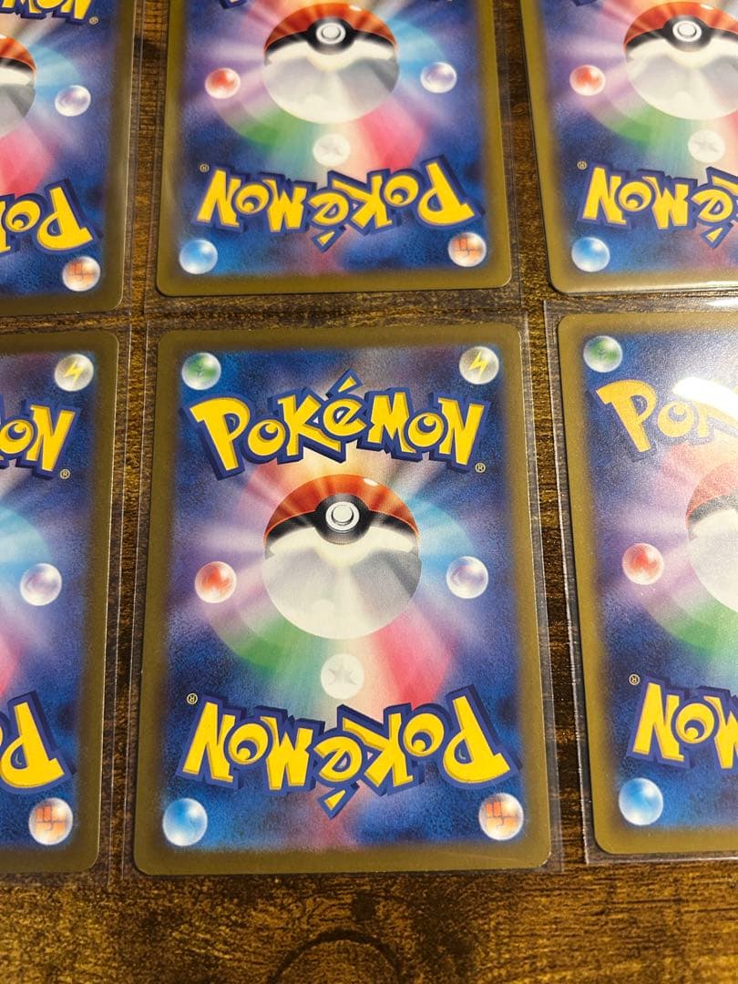 ピカチュウカード マクドナルドコラボ　６枚セット