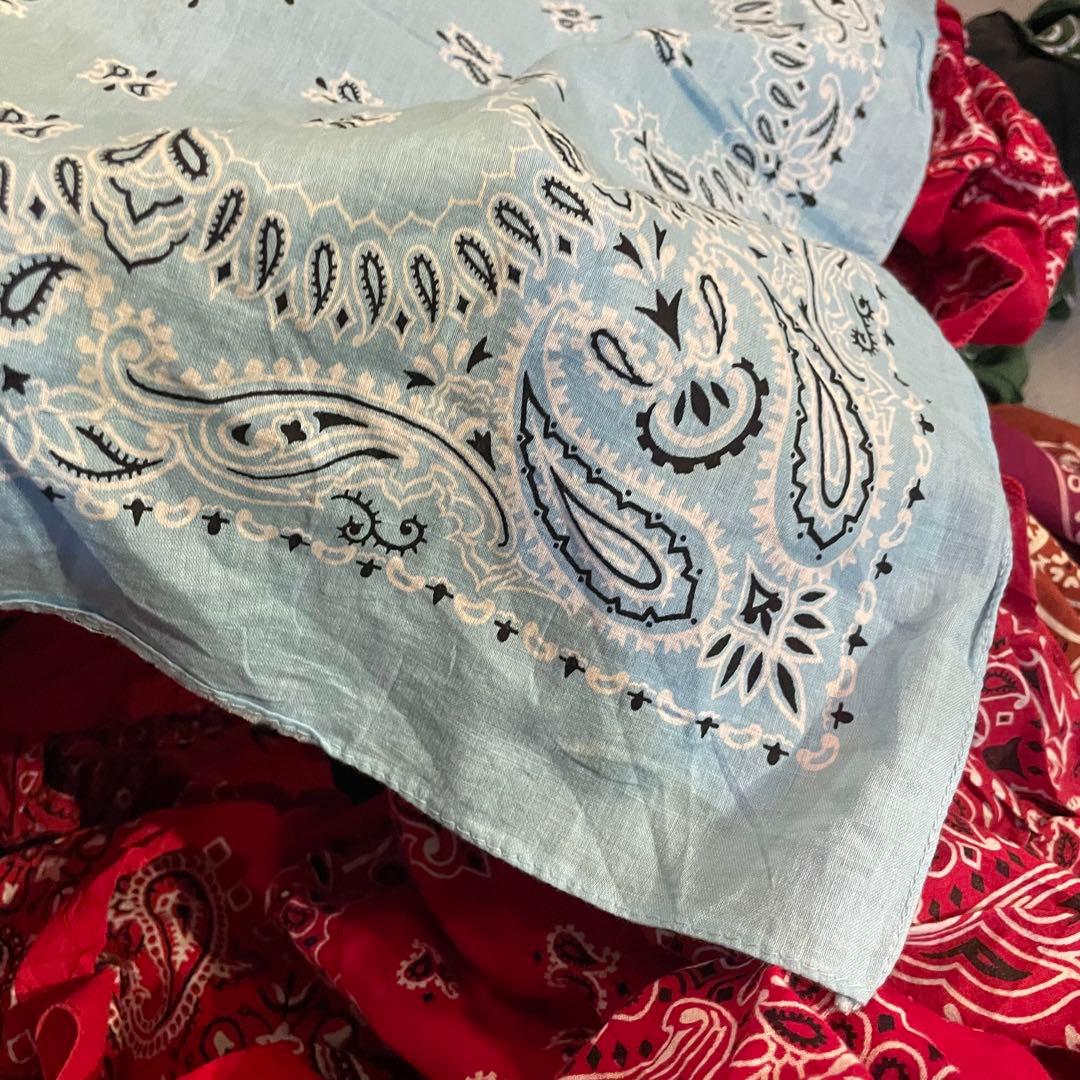 バンダナ　50枚　まとめ売り　エレファント　クッキー対　USA製　ビンテージ　①