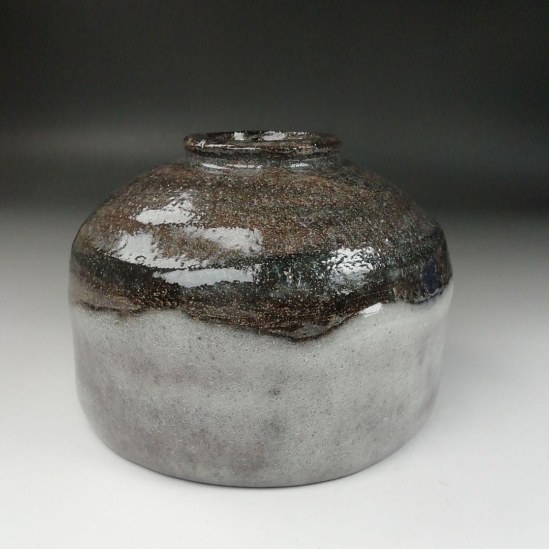 T825 茶碗 『大樋焼』『大樋 黒茶碗』『松雲窯 泉喜泉 作』 共箱