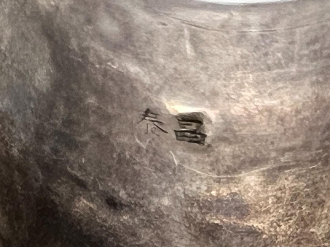 東泰堂専用 角彫 親指リング 斑指 泰昌在銘 竹梅 回