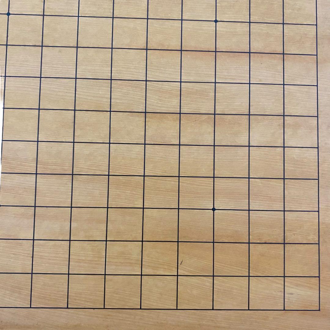 碁盤　本榧　ヘソ付　脚付　厚み19.5cm へそあり 囲碁盤　約22kg ケース