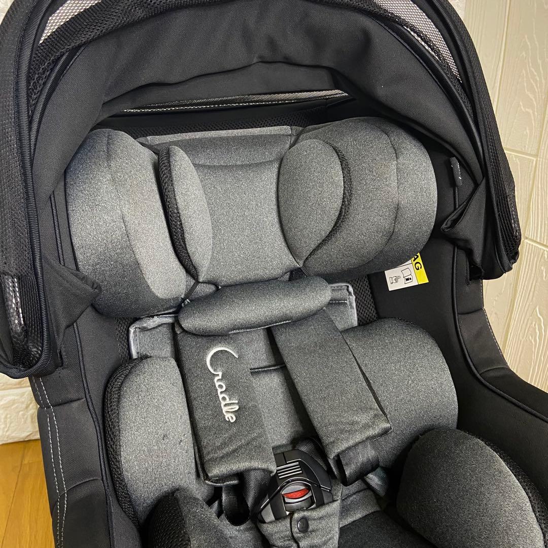 美品】クレイドル・オーカ クルターンプライムⅡ isofix バースデイ