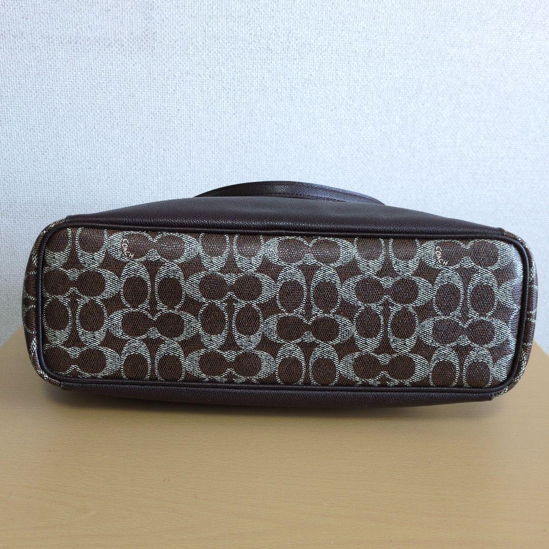 ✿未使用に近い✿　コーチ　トートショルダーバッグ　ブラウン　レザー