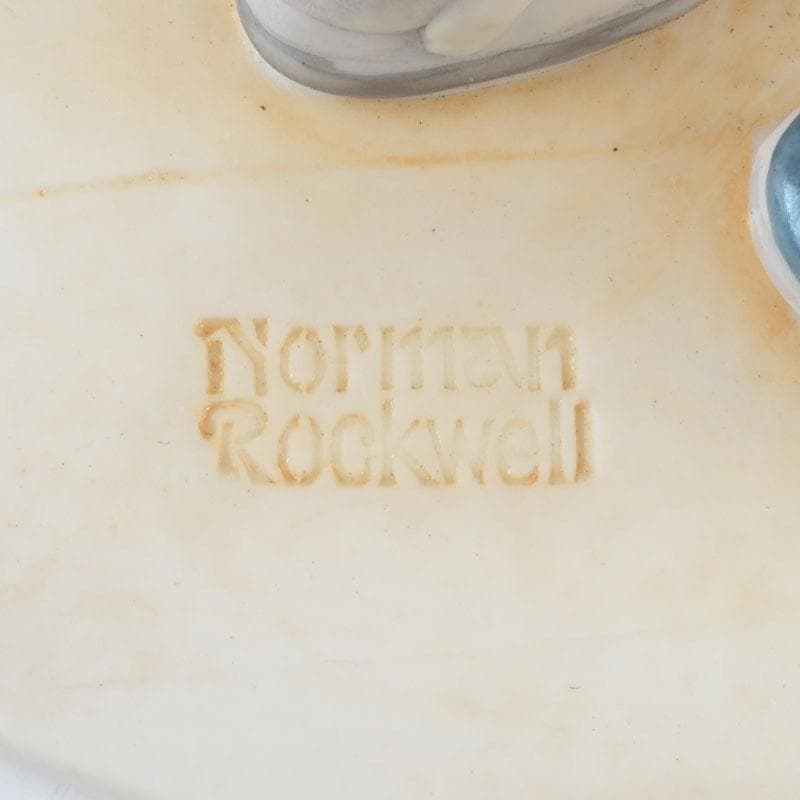 ノーマンロックウェル フィギュリン 陶器人形 置物 C 9303