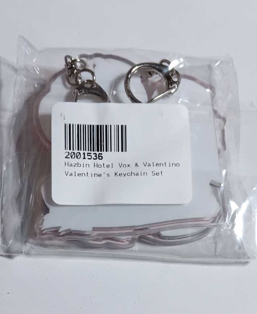 ハズビンホテル ヴォックス&ヴァレンティノ バレンタイン限定アクリルキーホルダー