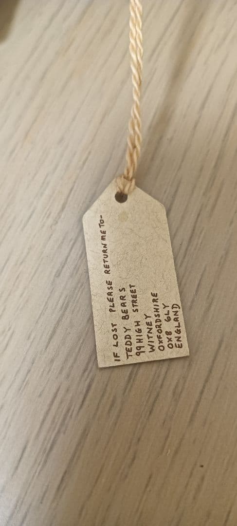 Peter Bull　THEODORE テディベア 小型 椅子付き　ウィットニー