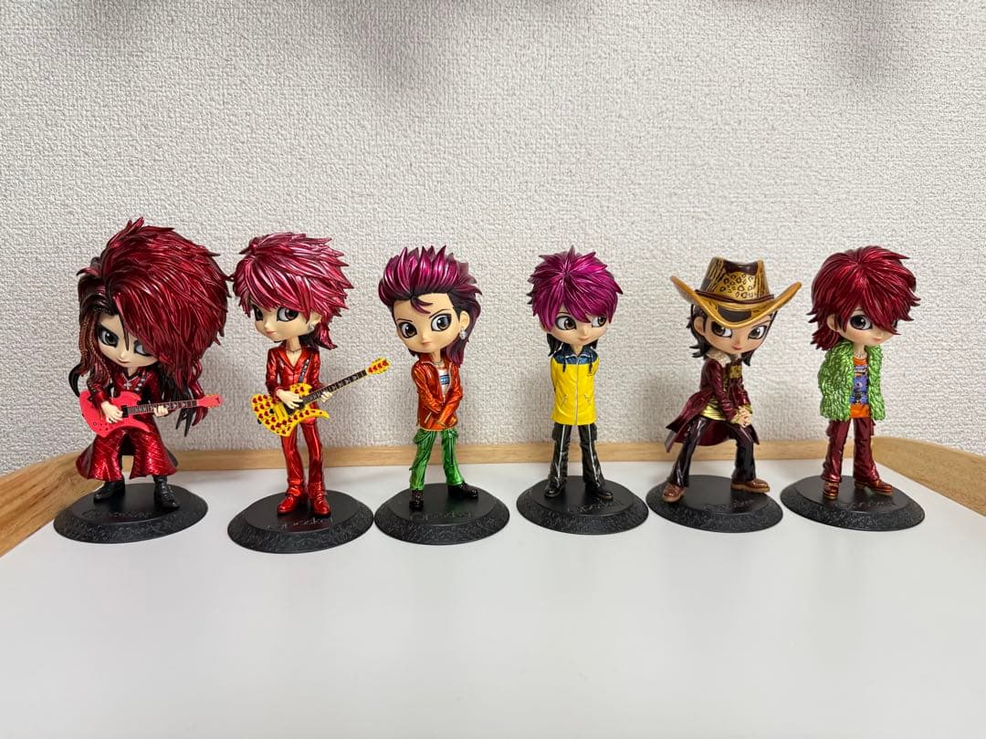 Qposketフィギュア hideメタリックカラー 6体セット