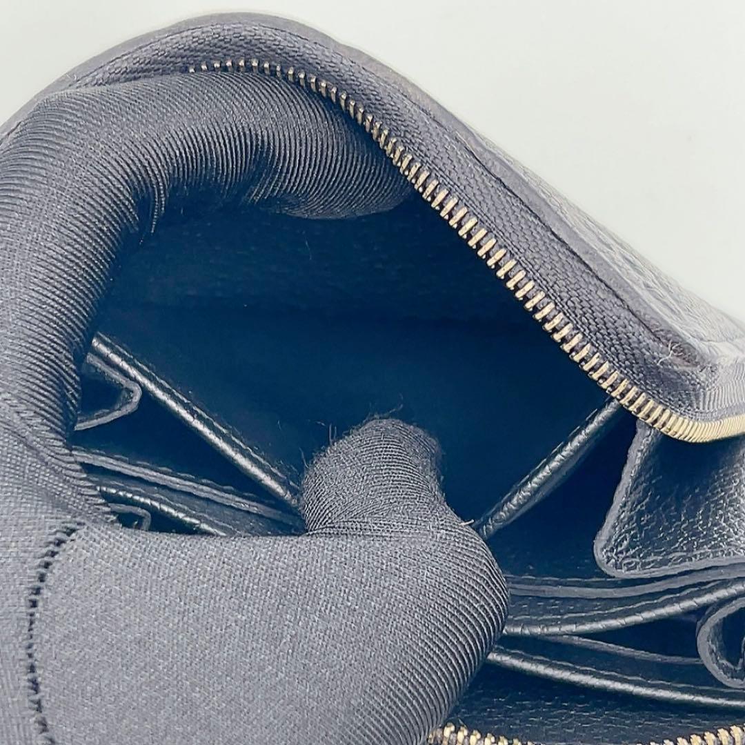 【美品】ルイヴィトン ジッピーパース モノグラム アンプラント 黒 754