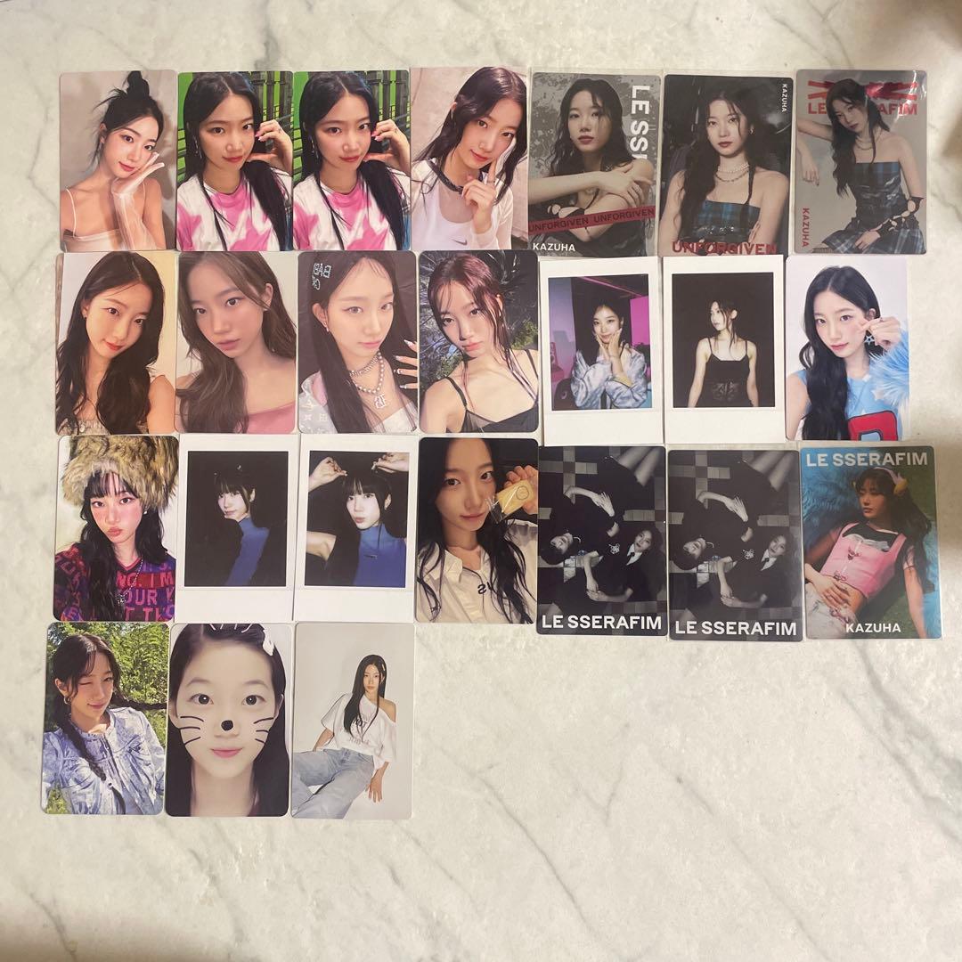 lesserafim カズハ トレカ まとめ売り - メルカリ