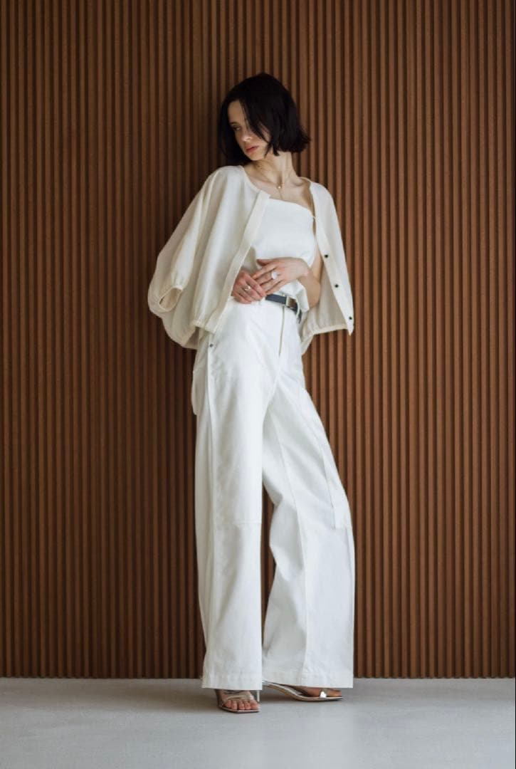 25SS ebure エブール SZハイツイストポンチ ストラップ カットソー