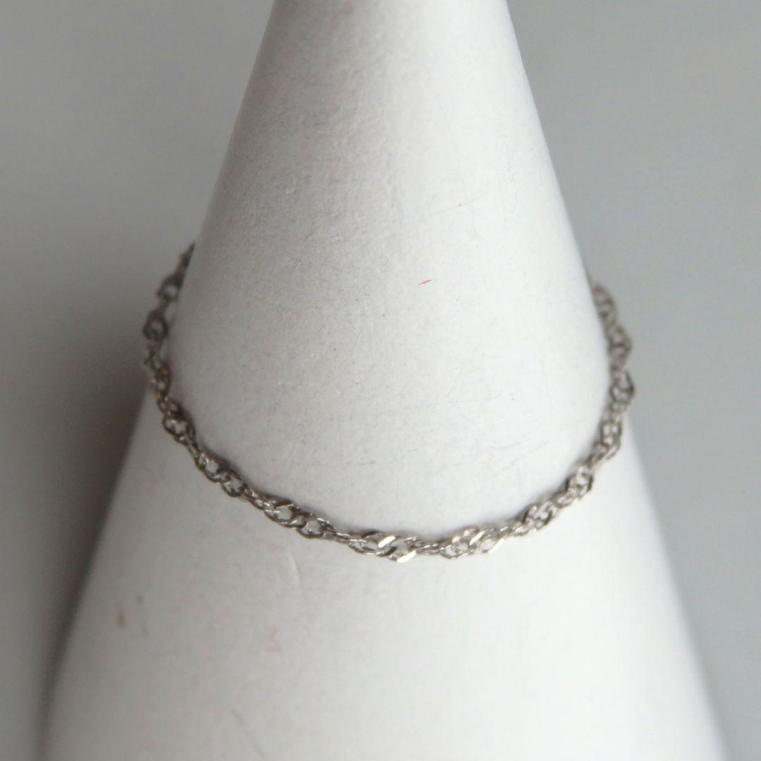 なおきち　k18リング　PG　チェーンリング　プラチナリング　つけっぱなし