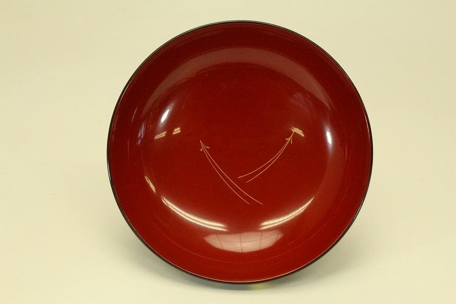 漆器の井助 沈金 若松 煮物椀 六客 美品(ZE586)