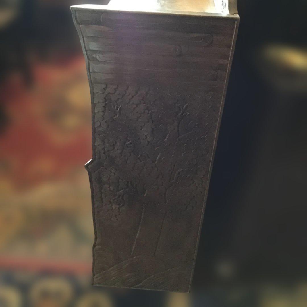 アンティーク軽井沢彫り 茶道具 茶室 箪笥 櫻