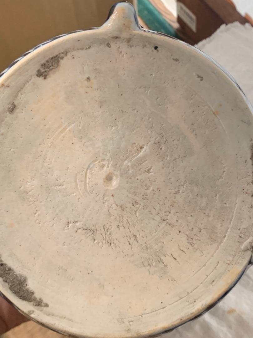 中国清時代染付水指(箱付き)