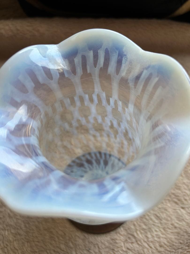 大正和ガラスなつめ型水玉紋様氷コップ浪漫パフェ骨董セット希少